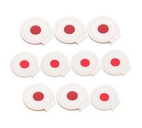 Alasum 10Pcs Hanging Training Targets for Practice Thickened Microfiber Precision Targets and White Red Center Lightweight and Shooting Accessories for Skill Improvement
