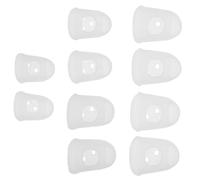 Alasum 10pcs Kalimba Finger Protectors Silicone Fingertip Caps Thumb Case for Kalimba Practice Hand Protection