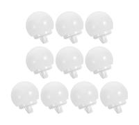 Alasum 10pcs LED Lamp Cover for Mirror Dome Shade Half Sphere 50mm Plastic Resists Breaking Soft Illumination Bathroom Dressing Area Vanity Light Replacement