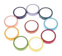 Alasum 10pcs Parakeet Chewing Bird Cardboard Foraging Foot Exercise Colorful Bird Cage Hanging Biting for Budgies and Small Parrots