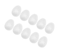 Alasum 10pcs Plastic Fillable Easter Eggs for Easter Basket Stuffers and Party Favors Miniature Adorable Egg Shape Design and Gatherings Enhance Fun Foster Creativity