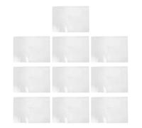 Alasum 10pcs Protective Book Cover Sleeve for Textbooks and Planners, PVC Material with Comfortable Matte Touch and Anti-Slip Design, Waterproof A4 Size for Notetaking and Library Use