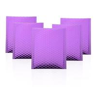 Alasum 10pcs Purple Bubble Mailers Bags with Extra Protection and Tamper-evident Seal, Small Bubble Lined Pe and Aluminum Laminated Films Envelopes for Moving and Shipping Phones