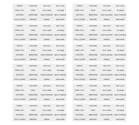 Alasum 12 Sheets Waterproof Refillable Bottle Labels for Travel Bottles and Creams, Plastic Organisational Stickers for Lotion, Shampoo, and Cosmetic Containers, for Travel