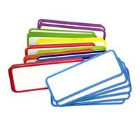 Alasum 120pcs Magnetic Name Tag Magnetic Name Plate Labels 3.2x1.2 Writable Easy Labeling Paper Magnet Stickers for Lockers Refrigerator Office Use