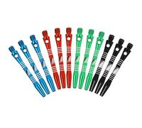 Alasum 12pcs Aluminium Alloy 46mm Dart Shafts 2ba Thread Size Fit Most Flights Increase Shaft Life Accessories for Leisure and Game Room Use