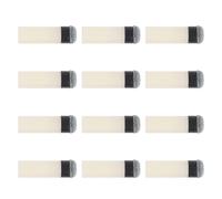 Alasum 12pcs Grey Pool Cue Tips with Ferrules for Billiard Snooker Sticks Professional Precision Replacement Parts for Accurate Ball Control and Stylish Cue Repair