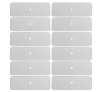 Alasum 12pcs Magnetic Sticker Plate for Cabinet Lights, Iron Material with Easy Adhesive Application and Resistant to Bending or Breaking, under Cabinet, Countertop, and Wardrobe