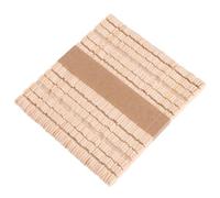 Alasum 150pcs Plastic Craft Sticks for DIY with Smooth Surface Without Burrs, for Camp and Scout Crafts Or Rainy Day Projects, Khaki Colour for Crafters and Teachers