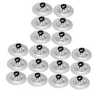 Alasum 18pcs Silver Finger Cymbals for Belly Dance Iron Percussion Instruments Lightweight Dancing Props for Parties and Music Lessons