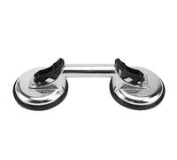 Alasum 1pc Dual Suction Cup Glass Lifting Tool Aluminum Alloy Gripper for Safe Moving of Glass Tiles and Slabs Strong Adsorption Capacity Convenient Storage