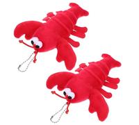 Alasum 1pc Lobster Plush Doll Stuffed Lobster Stuffed Animal Keychain Decor Crayfish Stuffed Animal Animals Toys Cute Plush Keychain Soft Toy Little Critters Toys Red Pp Cotton