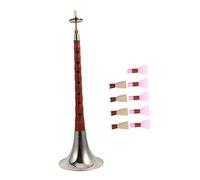 Alasum 1set Beginner Suona Ethnic Wind Instrument Construction Durable Design for All Ages for Music Training and Hand-brain Coordination a Keys Whistle