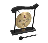 Alasum 1set Feng Shui Brass Gong Ornament with Stand Traditional Chinese Bell for Home Decor Positive Energy and Harmony Living Spaces Cultural Depth and Aesthetic Appeal
