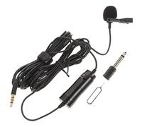Alasum 1set High Sensitivity Lapel Microphone for Smartphones Cameras and Computers for Interviews Vlogging and Live Streaming Sound Capture Omnidirectional Design Build