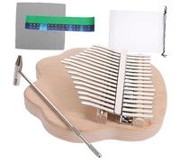 Alasum 1set Key Portable Thumb Piano Beginner Kalimba Beautiful Finish Easy to Play Music Instrument for Boys and Girls and Adults for Music