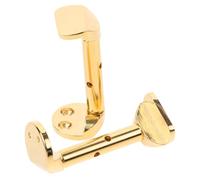 Alasum 2 Pcs 3/4 4/4 Violin Chin Rest Screws Replacement, Gold Small Cheek Rest Clamp Screws for Violin Repair and Viola Clamp Accessories