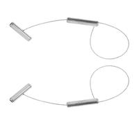 Alasum 2 Pcs Metal Pig Holder Animal Catcher Poles Livestock Control Tool for Farm Use Portable Pig Snare with Sturdy Halter for Efficient Animal Handling