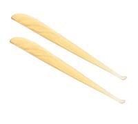 Alasum 2 Pcs Portable Shofar Earwax Cleaning Tools Ear Spoon for Home Use, Simple to Use and Effective Earwax Removal Stick Kit