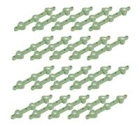 Alasum 20 Pairs Small Boutonniere Magnets Corsage Fix Magnets DIY Corsage Pin Green Plastic Magnetic Pins Practical and Sturdy for Handmade and DIY Time
