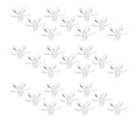 Alasum 200pcs PVC String Light Bulb Covers Flower Shape Weather Resistant and Enduring Performance Decorative Lamp Shades for Events and Weddings