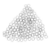 Alasum 200pcs Small Round Keychain Rings Bulk Metal Key Rings Sturdy Iron Keyrings Connector for Car and Home Use for Men and Women