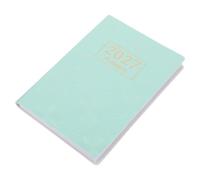 Alasum 2027 A7 Mini Planner Pocket Diary Green Monthly and Weekly Layouts Paper Pu Notebook for Daily Agenda and Small Note Book Planning