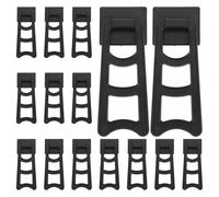 Alasum 20pcs Black Plastic Picture Frame Backs with Unique Exterior Design and Simple Style, Convenient to Use and Safe Reliable Picture Frame Stands for Tabletop Display
