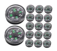 Alasum 20pcs Mini Compass for Adults Plastic Survival Compasses with Clear Dial Weather-resistant Navigation Tool for Hiking Camping Backpacking Boating Climbing and Emergency Use