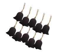 Alasum 20pcs Mini Double Sided Chalkboard Pendant Message Boards Bell Shaped Hanging Blackboards Thick Density Board Not Easy to Break for Parties and Daily Use