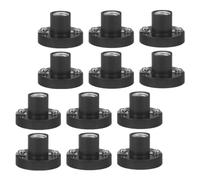 Alasum 20pcs Mini Screw Light Socket Lamp Holder round Base for Physical Experiments and Classrooms, Plastic Material, Flexible Design, High Brightness Electrical Bulb Holder