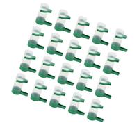 Alasum 20pcs Parrot Water Drinker Automatic Bird Water Dispenser Plastic Container for Birds Easy to Refill Reliable Green Cage Feeder for Parrots Small