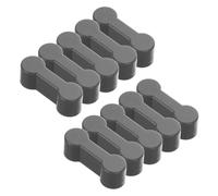 Alasum 20pcs Plastic Dog Bone Train Track Adapter Kit for Creative Track Connector Accessories Compatible with Major Brands Expansion Railway Joiners