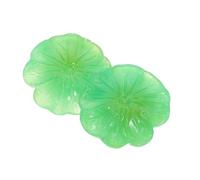 Alasum 20pcs Resin Lotus Leaf Ornaments 2cm for Climbing Pet Box and Aquarium Decoration, Micro Landscape Craft Decor Suitable for Fish Tank and Desktop Display