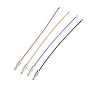 Alasum 20pcs Stainless Steel Wire Key Rings Rainbow PVC Coated Heavy Duty Wire Loops for Keychains Luggage Tags Id Holders with Easy Lock Mechanism Black Yellow Red Blue
