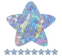 Alasum 20pcs Star Shaped Bandages Glitter PVC Material, Gentle the Skin and Strong Adhesion, Waterproof Wounds Protectors Patch for First Aid and Everyday Use Random Color