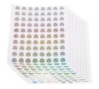 Alasum 2400pcs White PVC Adhesive Qc Passed Stickers Self Adhesive Passed Sticker for Quality Checking Warehouse Inventory Labels to Work Efficiency