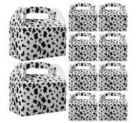 Alasum 24pcs Adorable Cow Pattern Party Chocolate Boxes Handheld Cake Boxes Paper Treat Versatile Storage Solution for Catering and Grocery Store