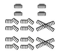Alasum 24pcs Cable Ties Wire Organizer Black Copper Plastic