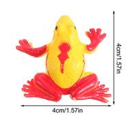 Alasum 24pcs Mini Frogs Figurine Set Realistic Small Frog Models for Kids Adults Stretchable Toys for Play and Decoration