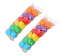 Alasum 24pcs Plastic Easter Eggs Party Favors, DIY Fillable Eggs Snap-open Design, for Handcraft Class and Decorating a Room, Exercise Fine Finger Movements and Hand-brain
