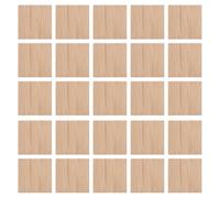 Alasum 25Pcs Bamboo Slats Slices DIY Pieces Unfinished Chips Smooth Surface Without Burrs for Crafting and Carving