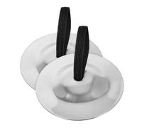 Alasum 2pairs Cymbals for Iron Zills Elastic Band Musical Instrument for Dance Parties and Events Harmonious Sound for Performers