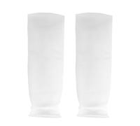Alasum 2pcs 200 Micron Mesh Filter Bags for Aquarium Fish Tank White Pp Material Mechanical Filtration Socks for Wet/dry Filter Systems