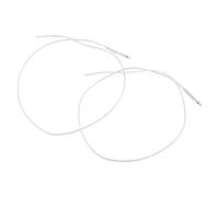 Alasum 2pcs Acoustic Folk Guitar Pickups Guitar Music Pickup Stick under Saddle Cable for Performing and Practice Metal Musical Instrument Accessories