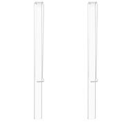 Alasum 2pcs Acrylic Music Book Clips Sheet Clips Score Holders round Shape, Sturdy and Not Easy to Fall, for Holding Music Sheets and Books