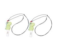 Alasum 2pcs Adorable Dinosaur Whistles Creative Ceramic Educational Toys for Boy Girl Lovely Music Plaything for Cognitive Development and Aesthetic Education