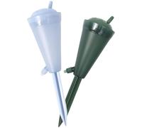 Alasum 2Pcs Automatic Drip Irrigation Spikes Plant Watering Device Self-Watering Stakes for Indoor and Outdoor Potted Plants Vacation Waterer with Blue and Green Design