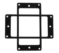 Alasum 2Pcs Black Metal Humbucker Pickup Frames Dual Coil Flat Electric Guitar Pickup Covers Replacement Parts for Neck and Bridge Guitar Accessories