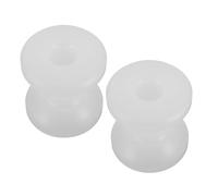 Alasum 2pcs Bow Anchor Roller Nylon White for Anchor Chain, Marine Launching Wheel Boat Accessory for Boating and Marine Adventures